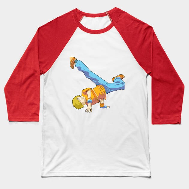 Breakdancing Baseball T-Shirt by Lulea